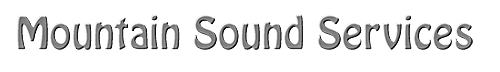 Mountain Sound Services